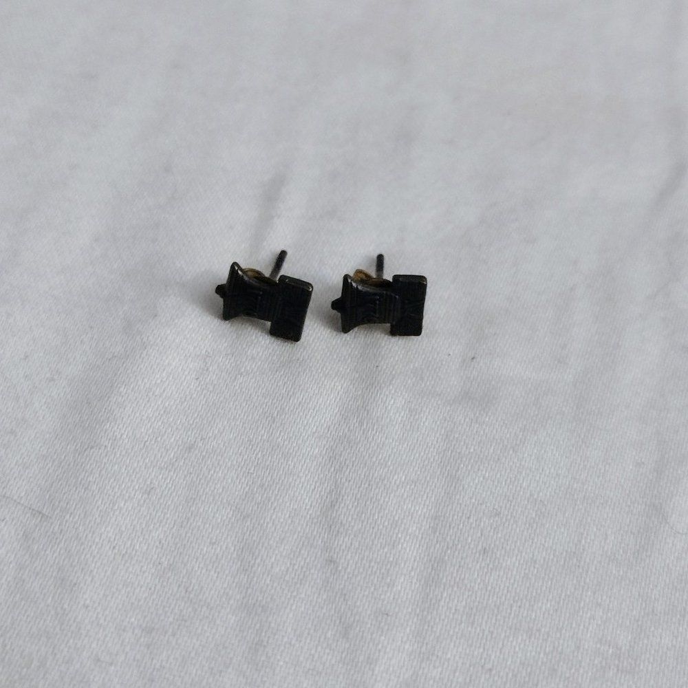 bell vintage antique earrings fourth of july holiday cute minimalist studs